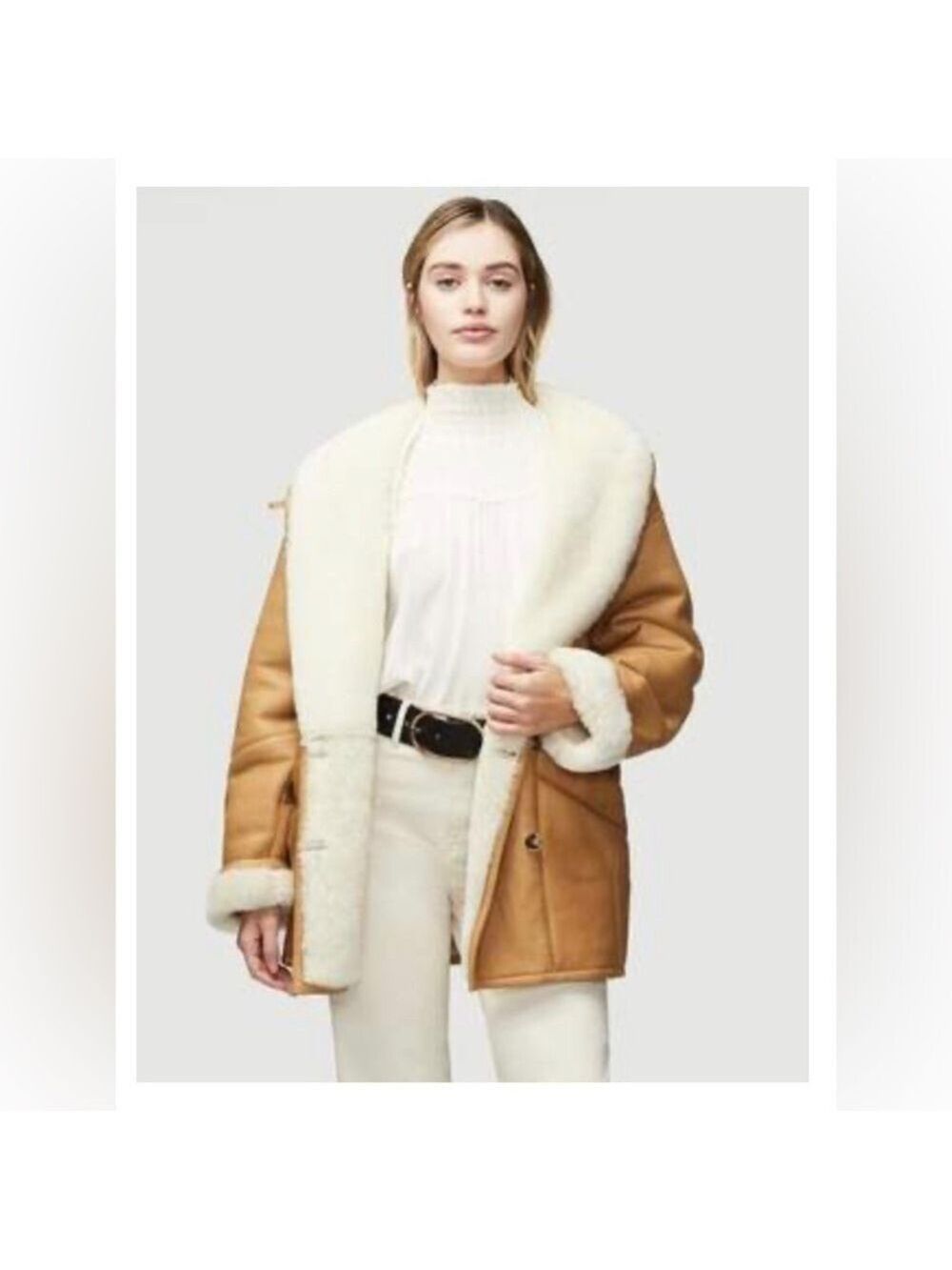 𝅺hide Society Shearling Jacket - vintage
